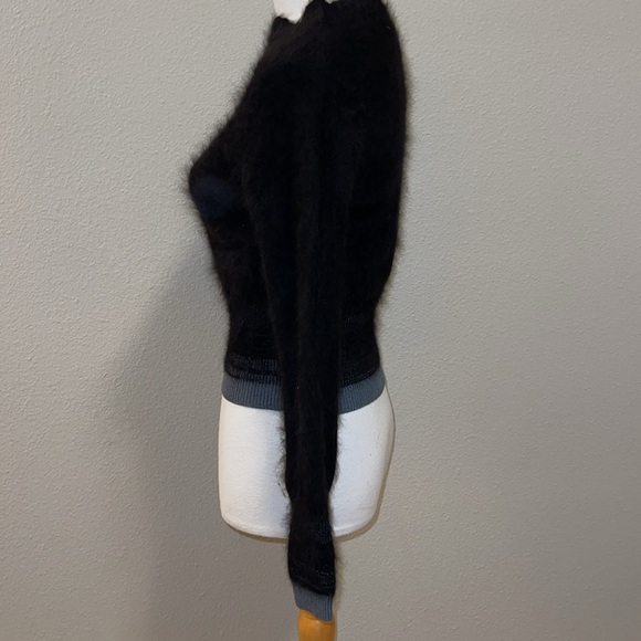 Maison Martin Margiela Size Medium Wool-Blend Black Sweater - Picture 2 of 7